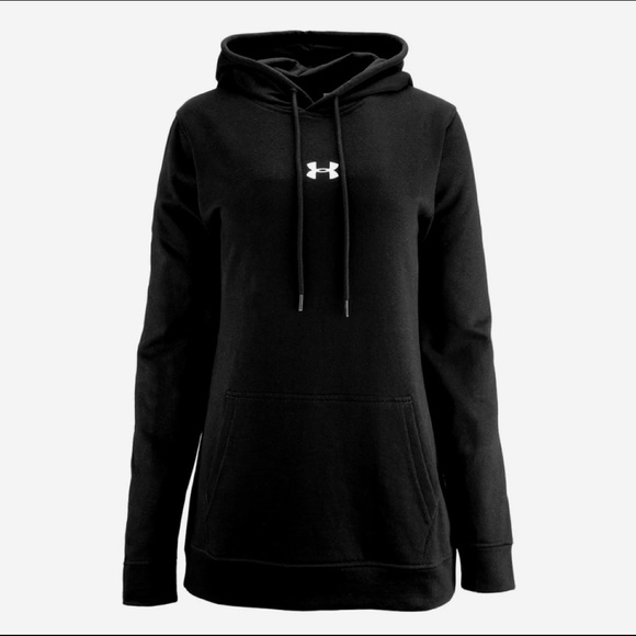 Under Armour Tops - Under Armour Women’s Rival Fleece Hoodie Black Size 2X